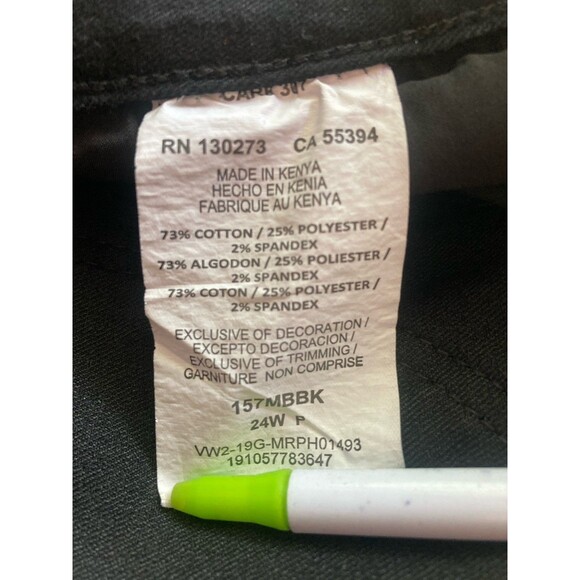 NWT Lee Women's 24W P Regular Fit Boot Cut Mid Rise Black Jeans Stretch New - Picture 7 of 7